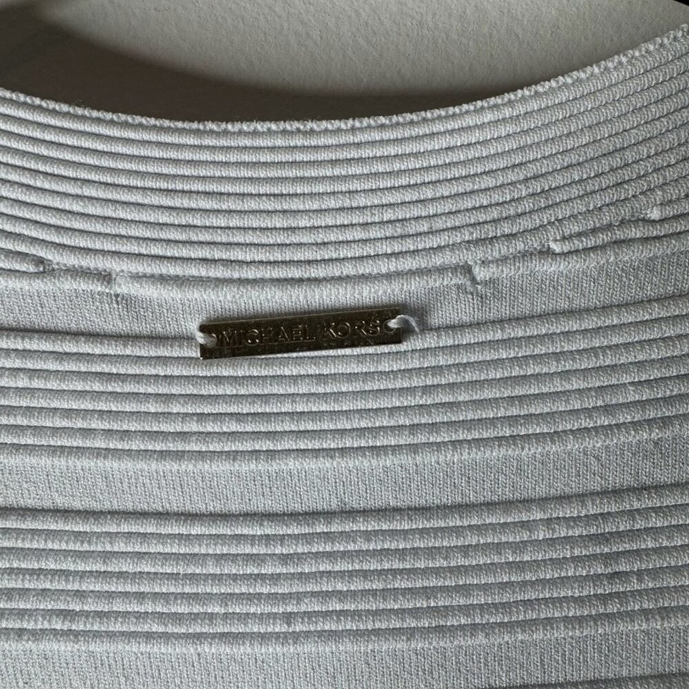 MICHAEL Michael Kors Rib Knit Crewneck Dress Small - Picture 3 of 6